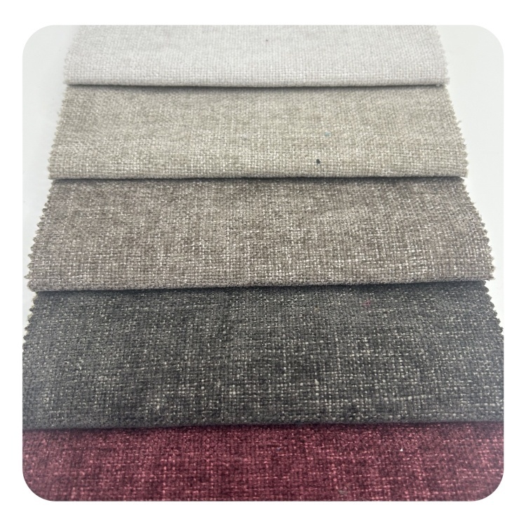 Professional Service 100% Polyester Sofa Linen Fabric Home Textile Cationic Ripstop Oxford Woven Fabric