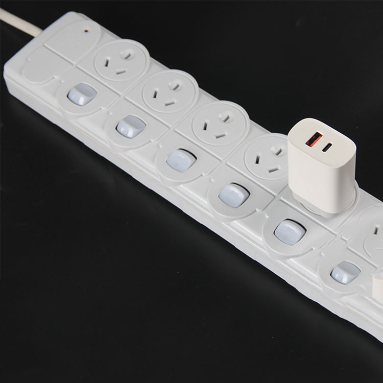Австралийский стандарт SAA, 6 выходных usb-разъемов, защищенная уличная смарт-плата питания с удлинительным шнуром
