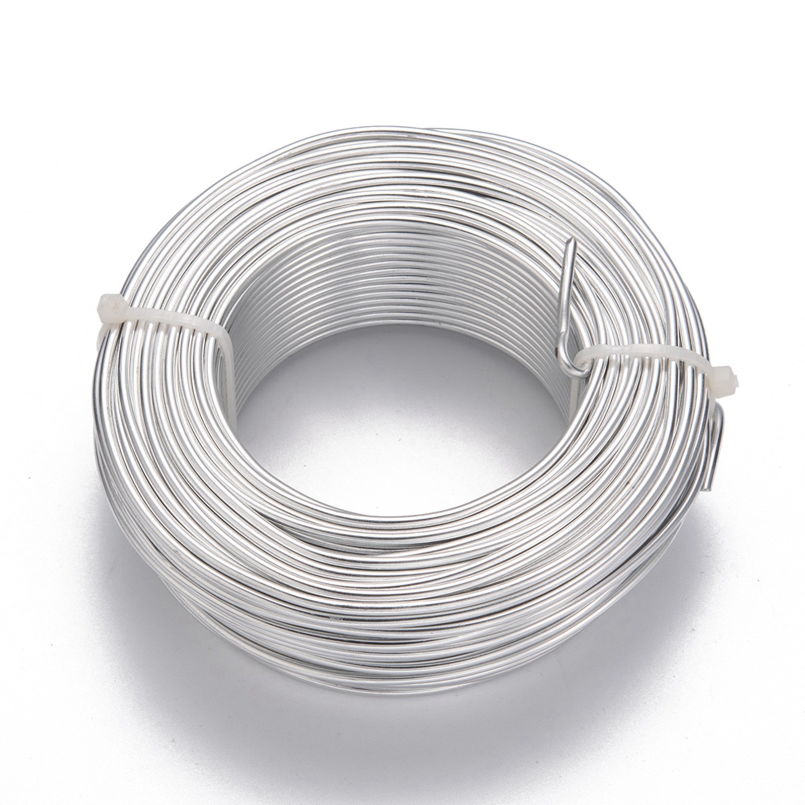 Pandahall 2.5mm 10 Gauge 500g Silver Beading Jewelry Craft Making Aluminum Wire
