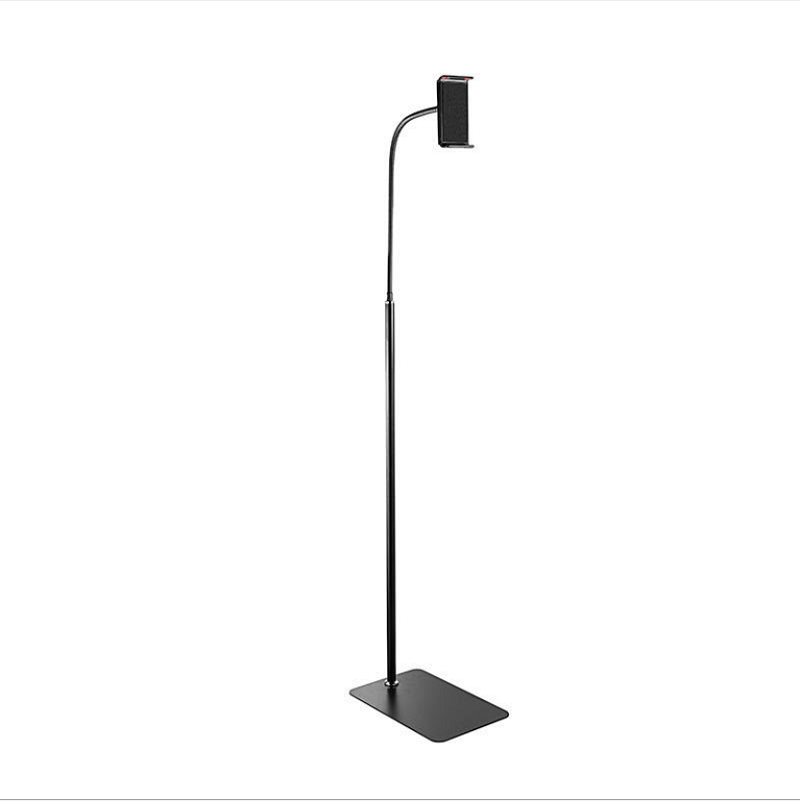 Adjustable aluminum tablet floor stand for bed 360 degree rotating lazy cell phone floor holder for ipad