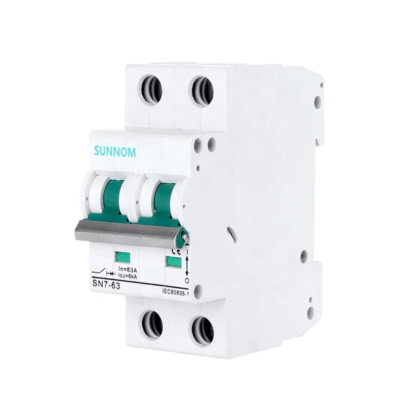 SN7-63 10A 16A 20A 25A 32A 40A 50A 63A Американская классификация проводов 2р AC 400 в мини-выключатель MCB рубильник выключатель