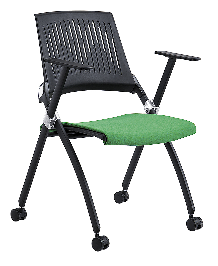 New training chair with pads and wheels, office staff training chair, a chair that can be moved freely