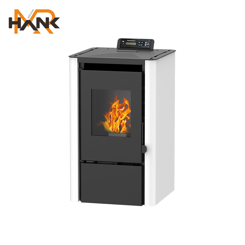 Modern 6KW PCS 6C Portable Wood Pellet Stove Boiler Hot Sale Indoor Biomass Furnace Freestanding Cold Rolled Steel Fireplaces