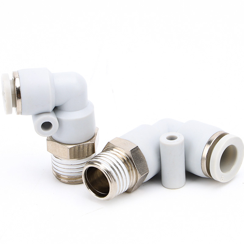 APL10-02_white 10 мм пуш-ап в одно касание разъем 1/4 "резьба Пневматический быстросъемный PL