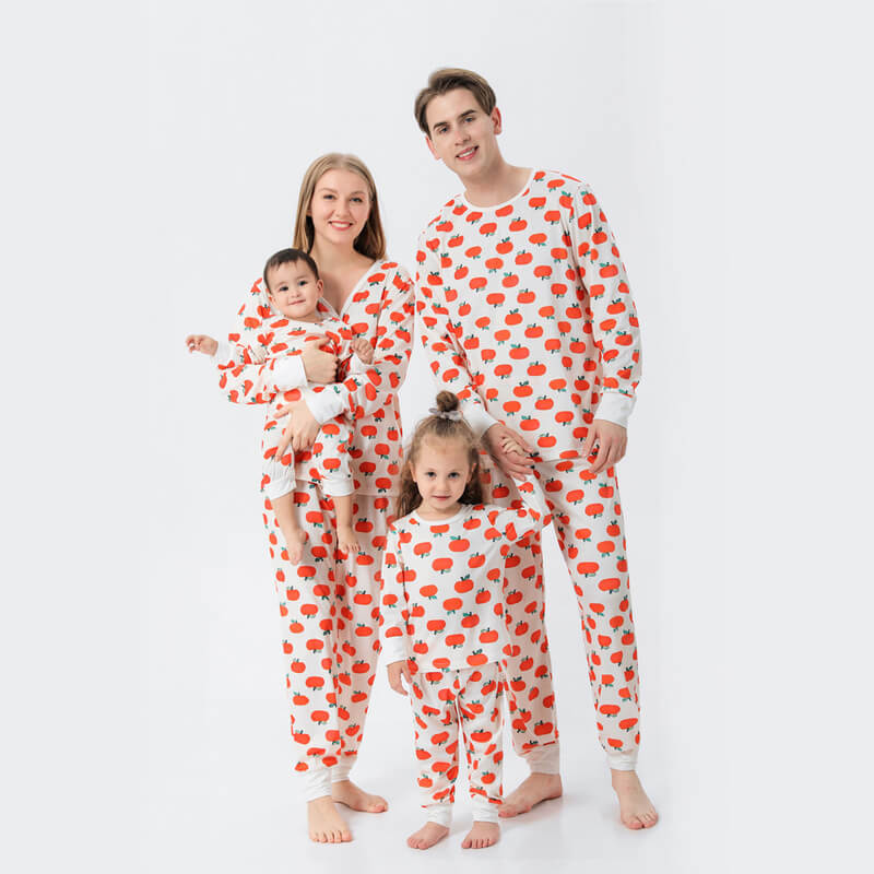 Dogs & Owner Matching Outfits Pyjama Pumpkin Print Nightwear Custom Family Pajama Set Halloween Theme Pjs For Women And Children