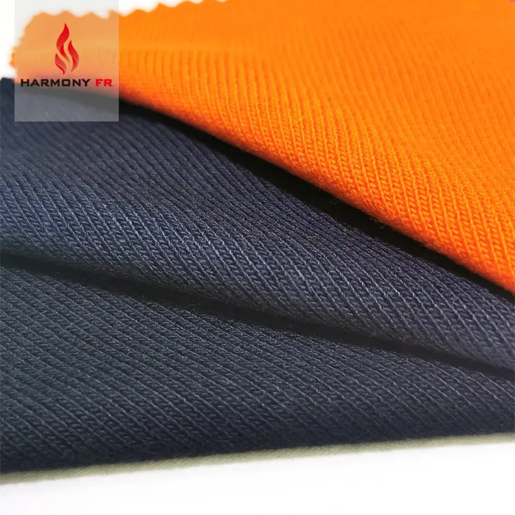 400gsm Heavyweight Jersey Modacrylic FR Viscose 70/30 Inherent Fire Retardant Fabric