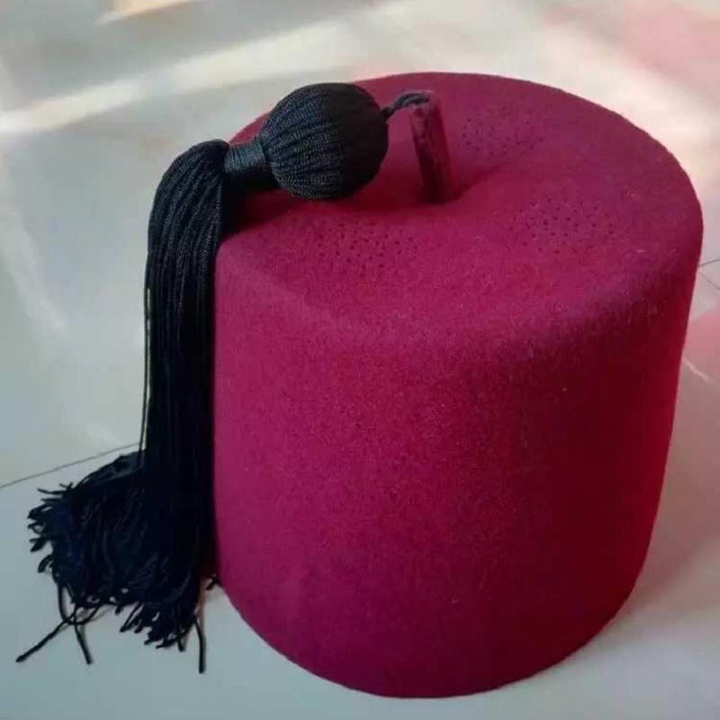 2021 Fez в Турции fez kufi качественная с кисточкой 100% шерсть фетровая Турецкая шляпа оптовая продажа