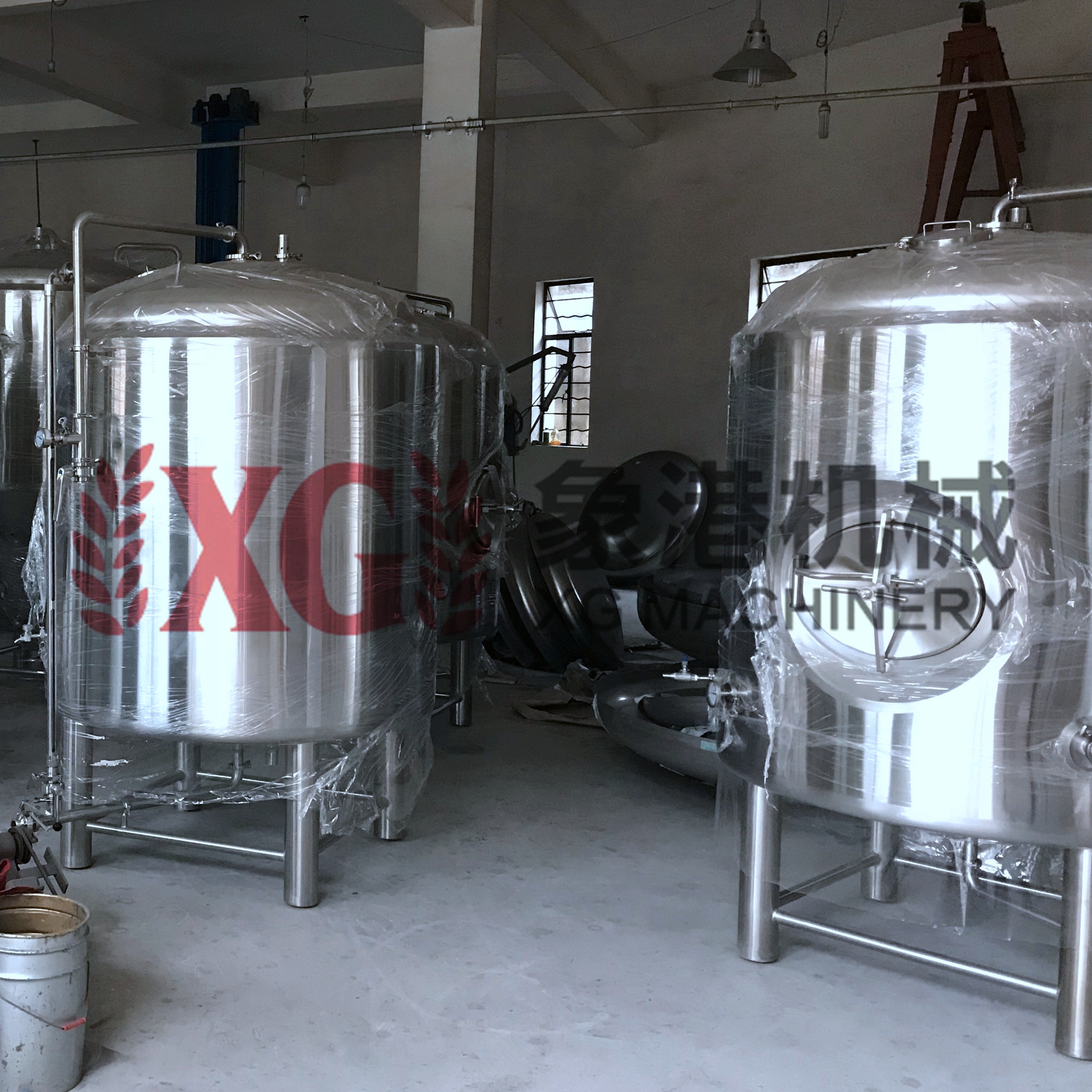 Двусторонние зеркальные баки для пива с двойными стенками 1200L 12HL 10BBL