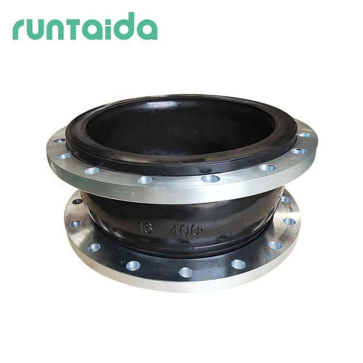 customizable big size metal steel flange vulcanized ball resistant flex expans connector pump and valve expansion joint rubber