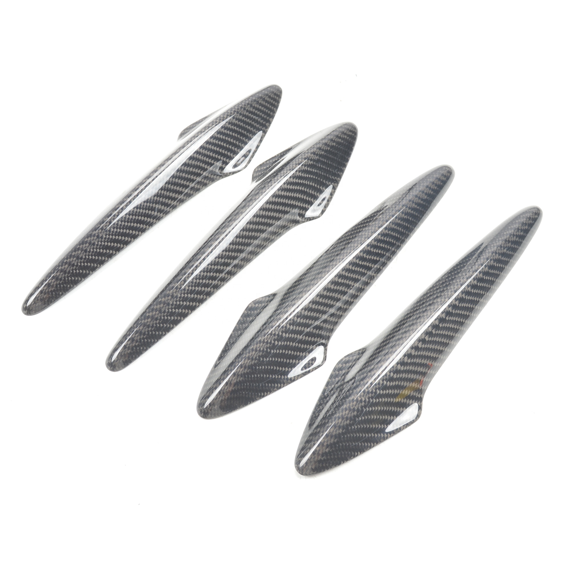 Ever-Carbon Racing(ECR) Factory Price Car Door Handle Protective Cover Dry Carbon Fiber Car Door Handle For Honda Civic FN2
