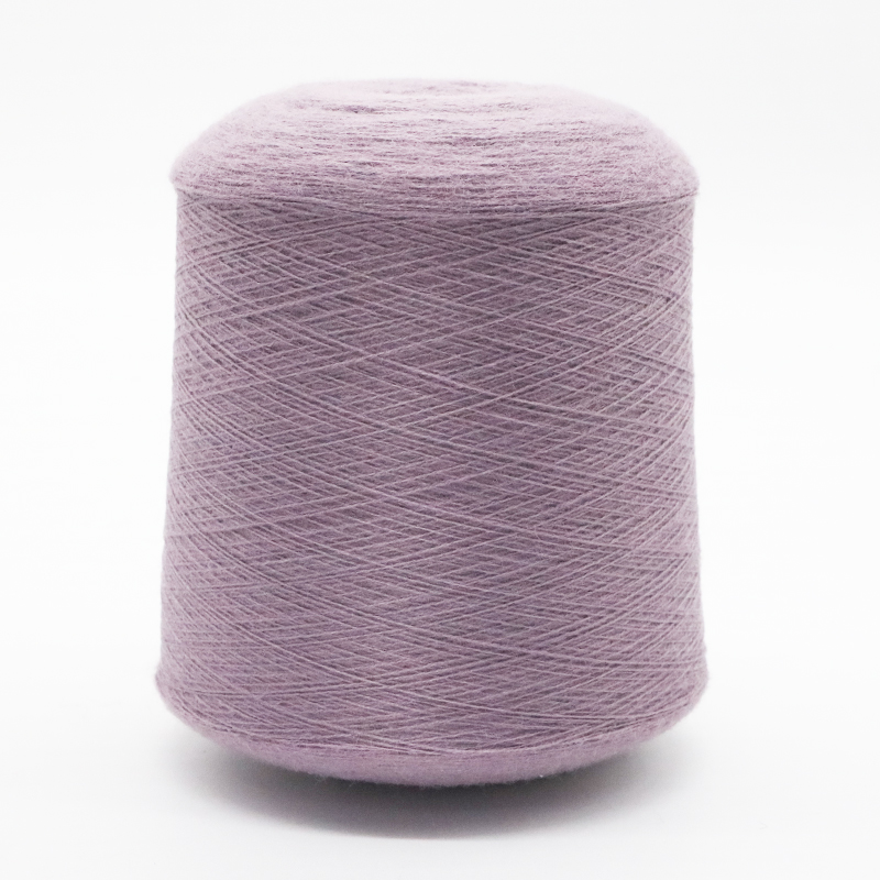 1/18S Sheep wool like long hair fiber core spun yarn soft weaving wool knitted blended angora rabbit hair dyed 7G winter sweater