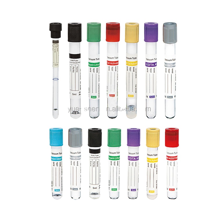 Hot sale vacuum blood collection tube for sale PET / Glass disposable Vacuum blood collection tube YSTE-BCT01