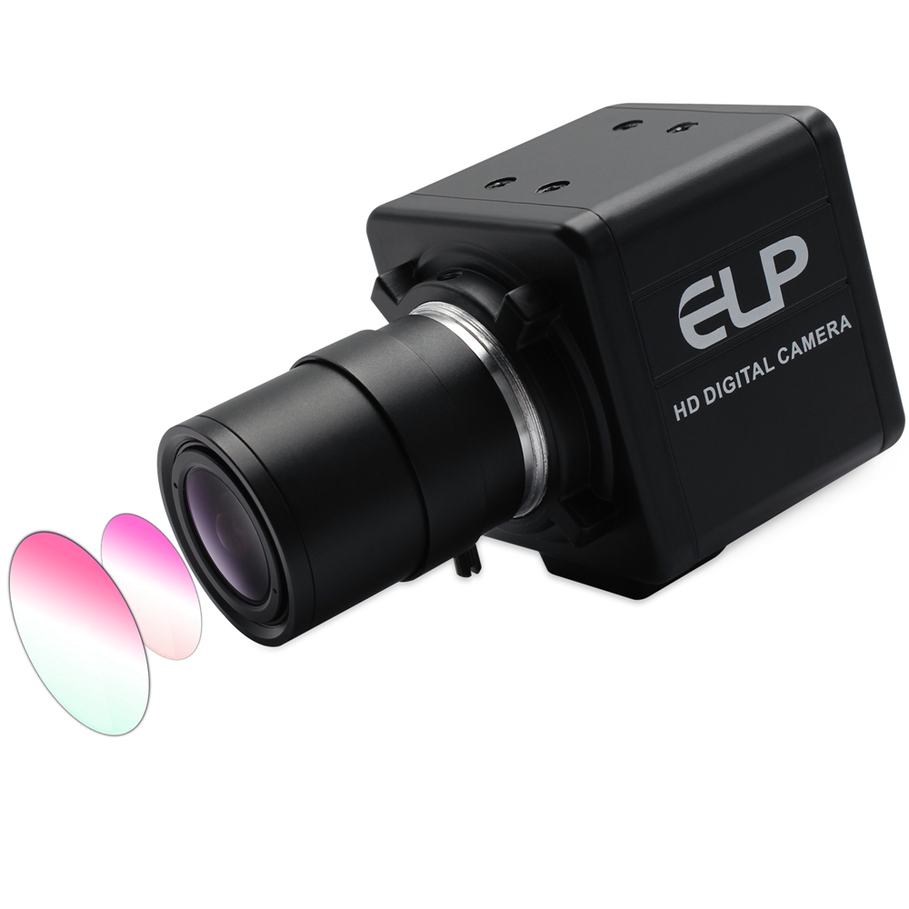 Камера видеоконференции ELP IMX179 CMOS 8 Мп с ручным фокусом и 4-кратным варифокальным увеличением