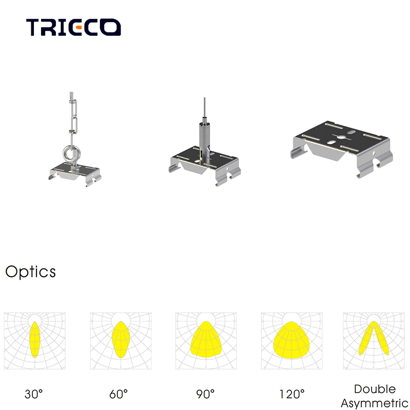 TRIECO Factory Wholesale Linear Light Led High Bay Dimmer 75w Warehouse Light