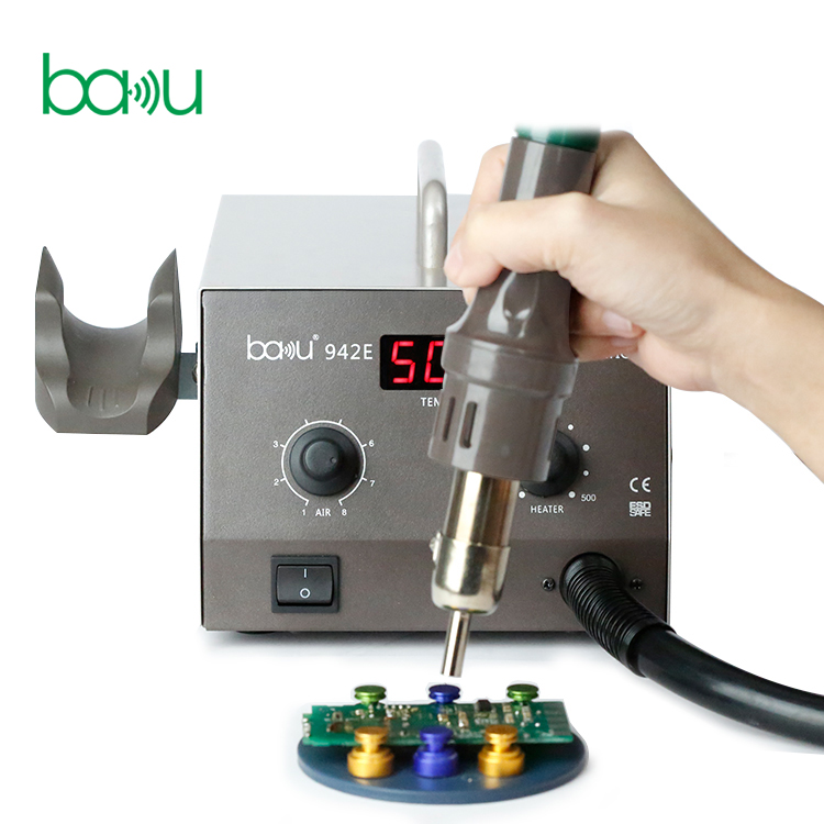 BAKU New Product ba-942E Welding Equipment Hot Air Gun With Mobile Phone Repairing Rework Station for Cellphone Repair