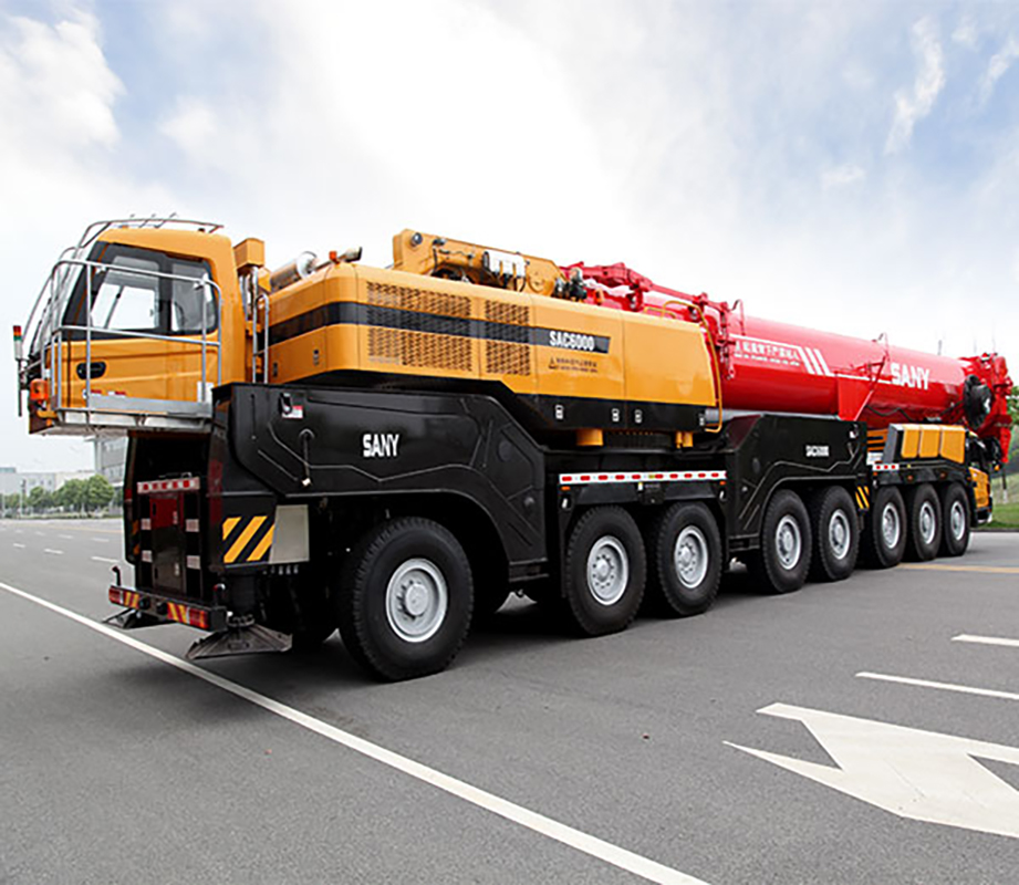 25 tons truck crane Euro 4 with 4 sections 5 sections