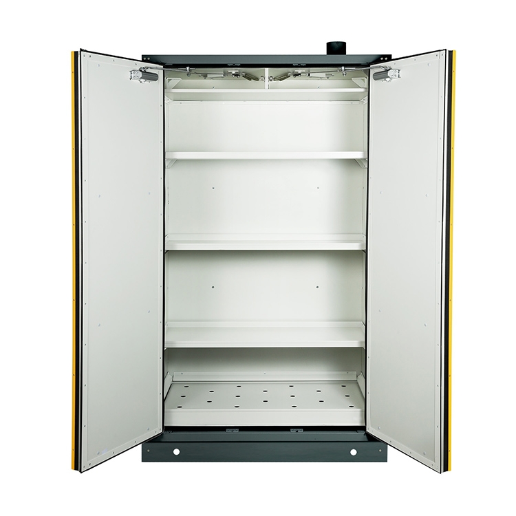 EN Safety Certified 30 Gallon Yellow Safety Cabinet Chemical Dangerous Goods Storage Cabinet