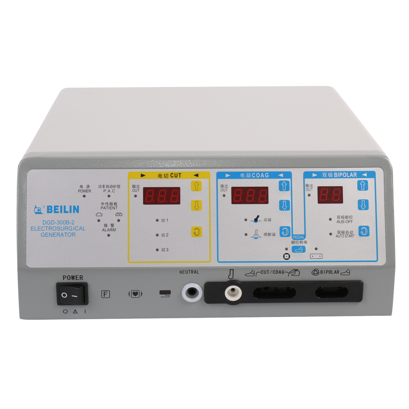 Medical surgery equipment multifunctional high frequency bioplar electrosurgical unit