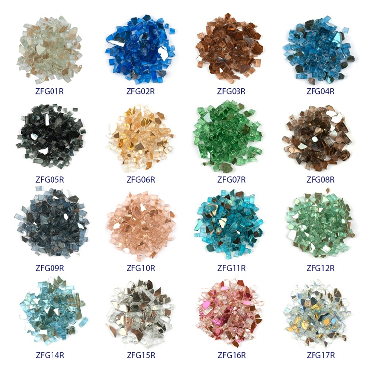 Low PriceHigh Quality Fire Pit Fuel Outdoor Heating Reflective Glass Fire Pit Glass