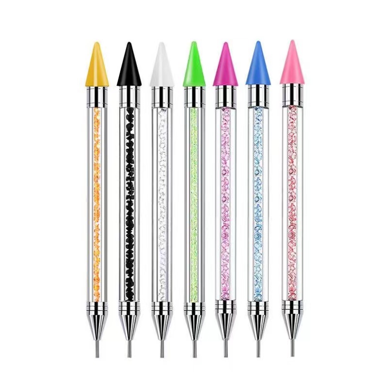 Nail Art Tools Wax Dotting Pen Nail Art Dotting Tools Art Tools Brush Drill Point Handle Metal Head Nail Point Drill Pen