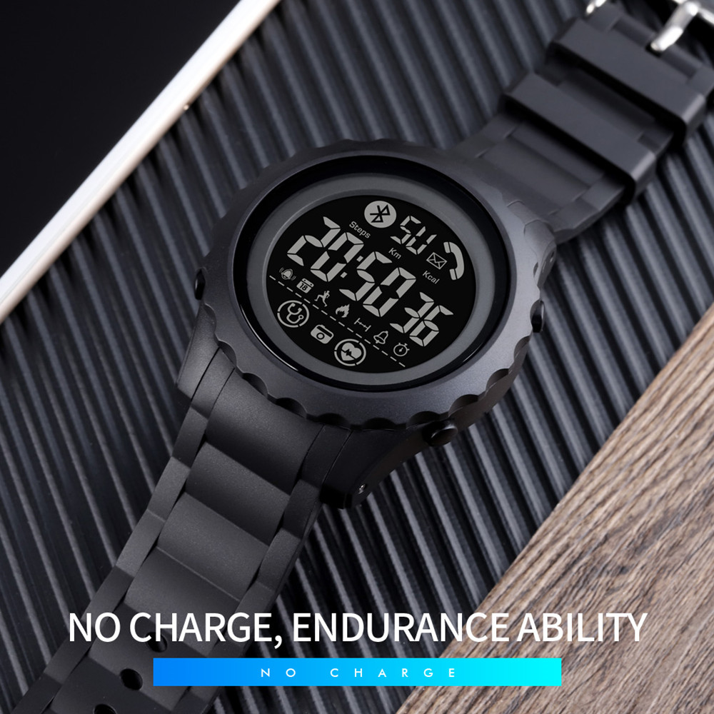 multifunction heart rate monitor smart watch 5atm waterproof smartwatch SKMEI 1626