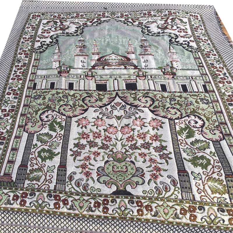 High quality hand washable household cotton soft Muslim worship carpet