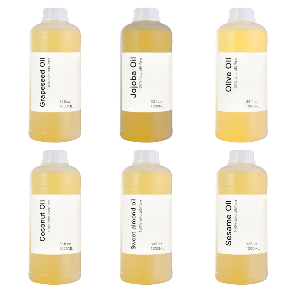 Bulk Hot Sale Rosehip Sweet Almond Jojoba Avocado Olive Grapeseed Camellia Seeds Oil New Carrier Oil for Essential Oils