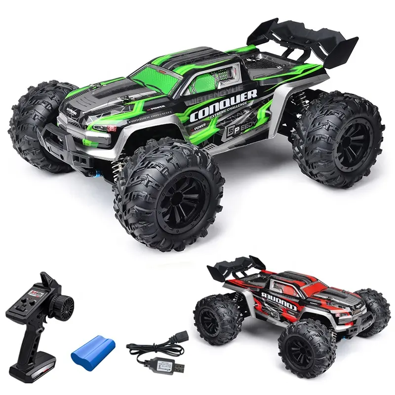 2022 New RC Scale 1 16 Large RC Cars 50km/h High Speed RC Cars Toys for Boys Car 2.4G 4WD Off Road  Remote Control Monster Trunk