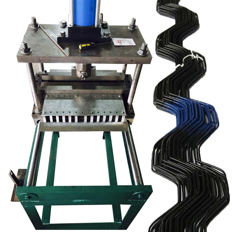 2m length pvc coating wiggle wire in greenhouse film poly lock channel machine