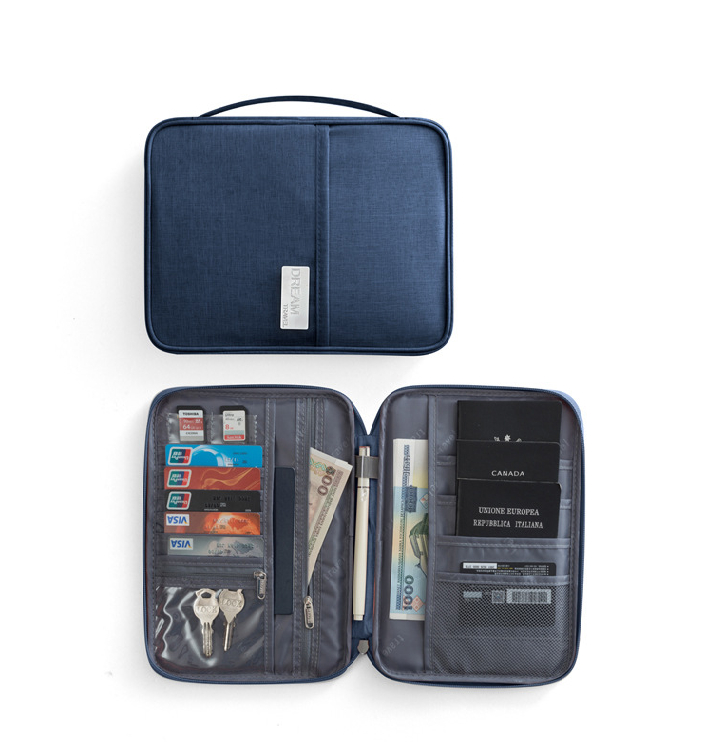 Travel Wallet Card bag certificate bag Passport Holder Credit card holder