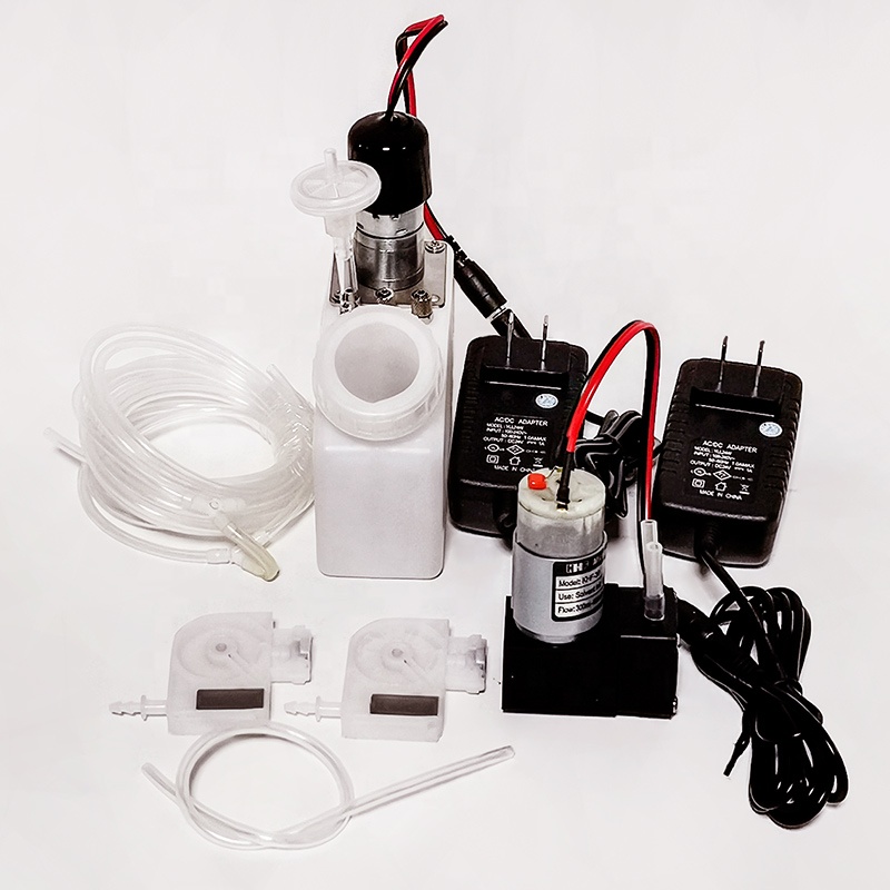 White Ink Recycle System Motor Filter Connector Tube Damper L1800 Printer Modify Machine Tank with Stirrer DTF 250ml Ink Tank