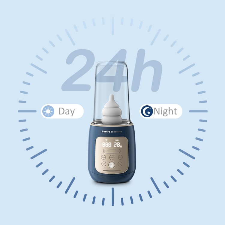BPA Free Electric Baby Milk Bottle Warmer IMD Screen 4 in 1 Multi-Function Feeding Bottle Milk Warmer with Steam Sterilizer