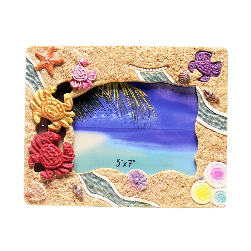 Custom Resin Crafts Wholesale Home Decoration Gifts Picture Frame 5 x7 Inches Polyresin Photo Frames