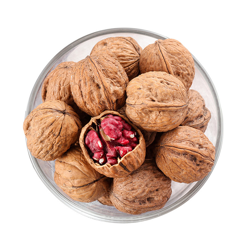 2021 best selling natural color without pigment dried raw red walnut nuts