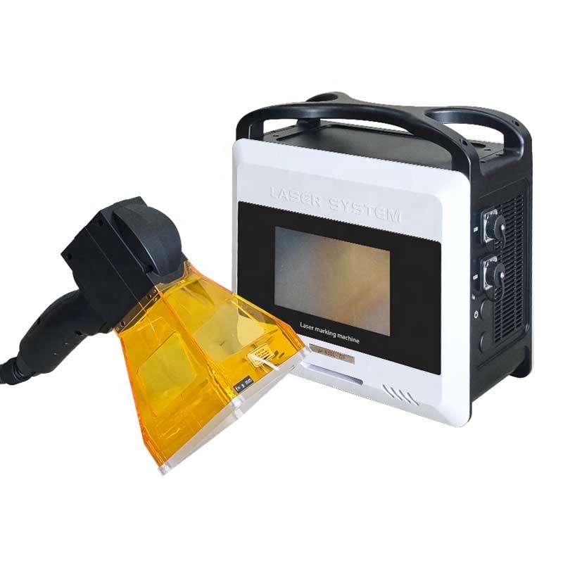 Good Price Portable 20W 30W 50W Fiber Laser Marking Machine Metal Furniture Wood Tire Engraving
