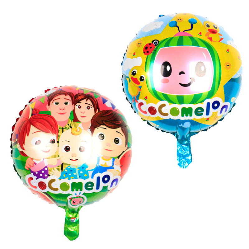 COCOMELON мультяшный воздушный шар из алюминиевой фольги, детский праздничный шар для празднования дня рождения