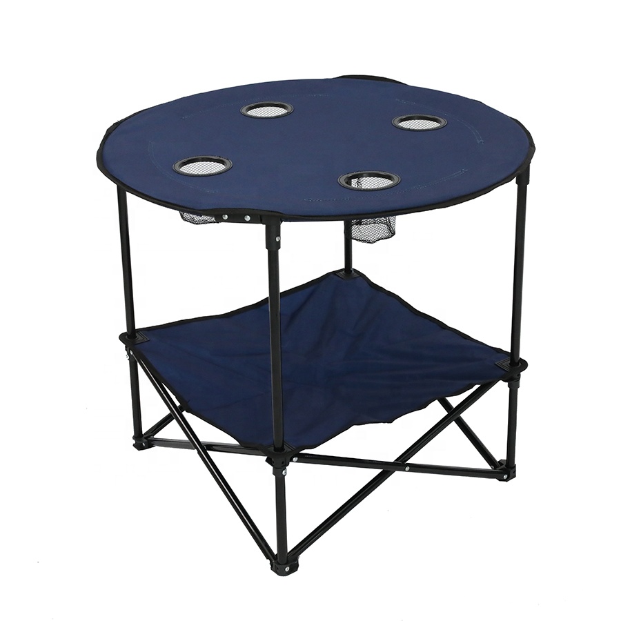 Small High Quality Lightweight Portable Metal Outdoor Folding Camp Dining Table