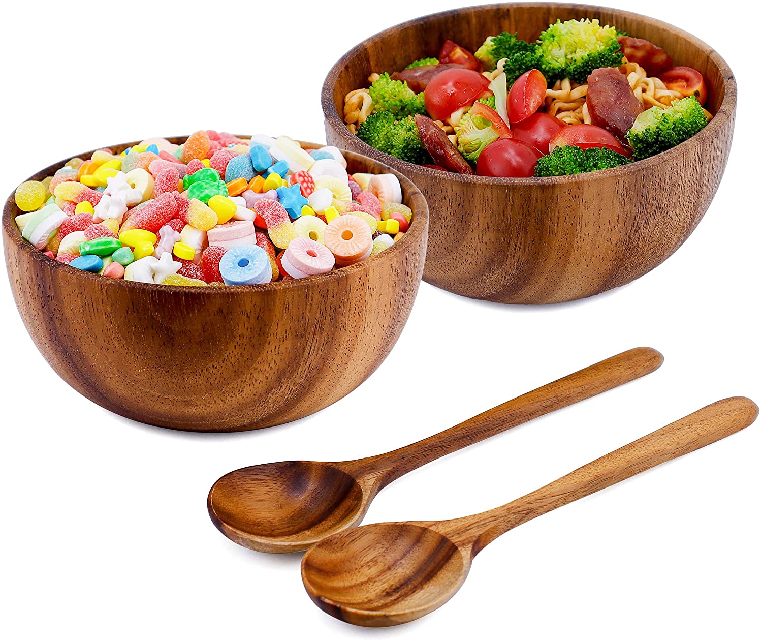 Fashioned Oatmeal Wooden Bowl