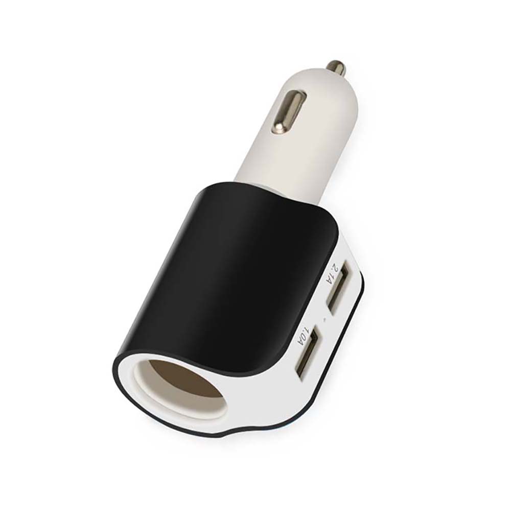 Лидер продаж, автомобильное USB-зарядное устройство с двумя портами 3,1 а, прикуриватель, быстрая зарядка, зарядное устройство для мобильного телефона