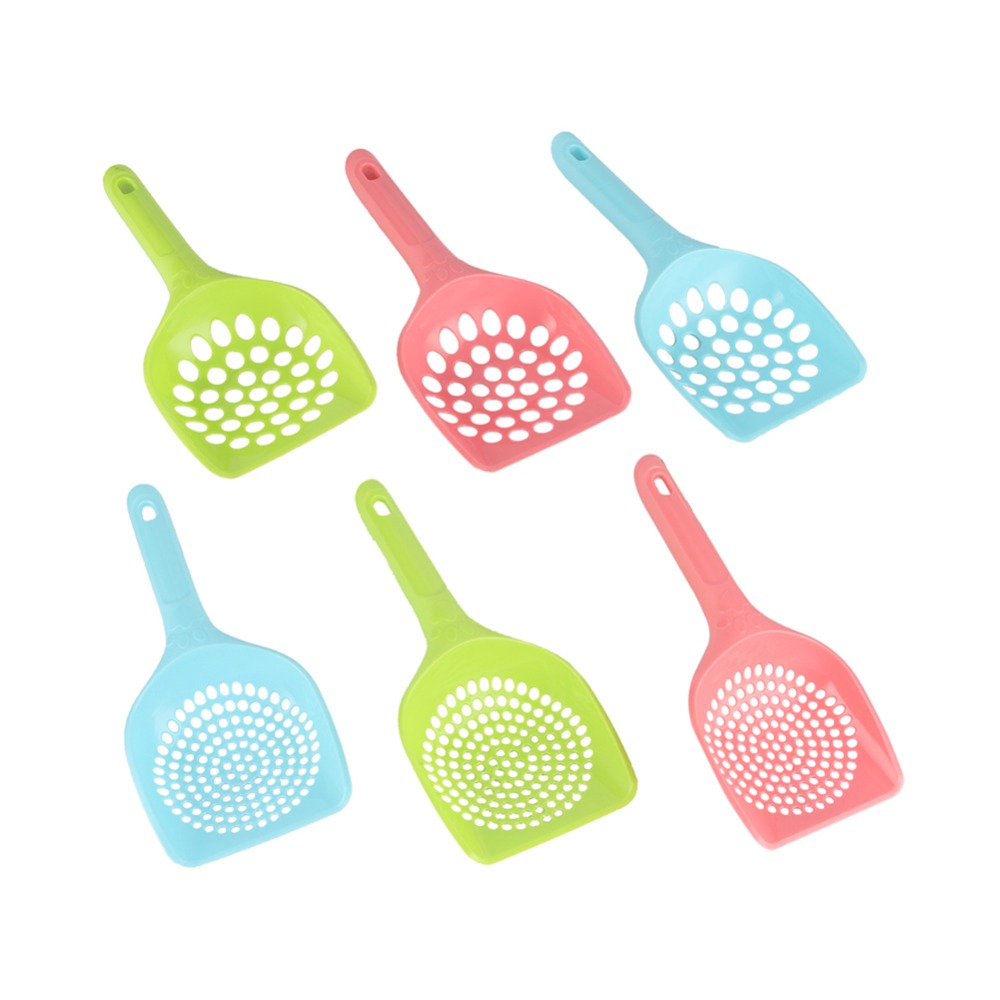 Plastic Cat Litter Scoop Pet Care Sand Waste Scooper Shovel Hollow Cleaning Tool Hollow Style Lightweight Durable Easy to Clean