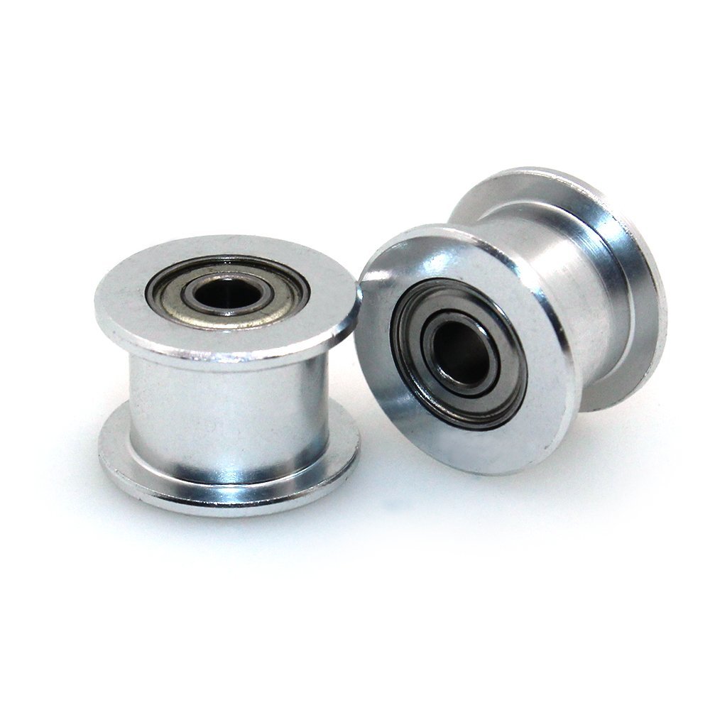 3DMAN GT2 20 perforated 5 mm aluminum timing belt idler  suitable for 3D printer 6 mm wide timing belt