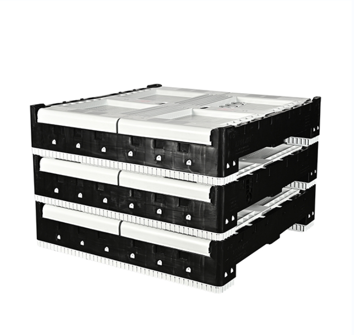 Foldable plastic container bins pallet box for Australian market warehouse folding pallet box