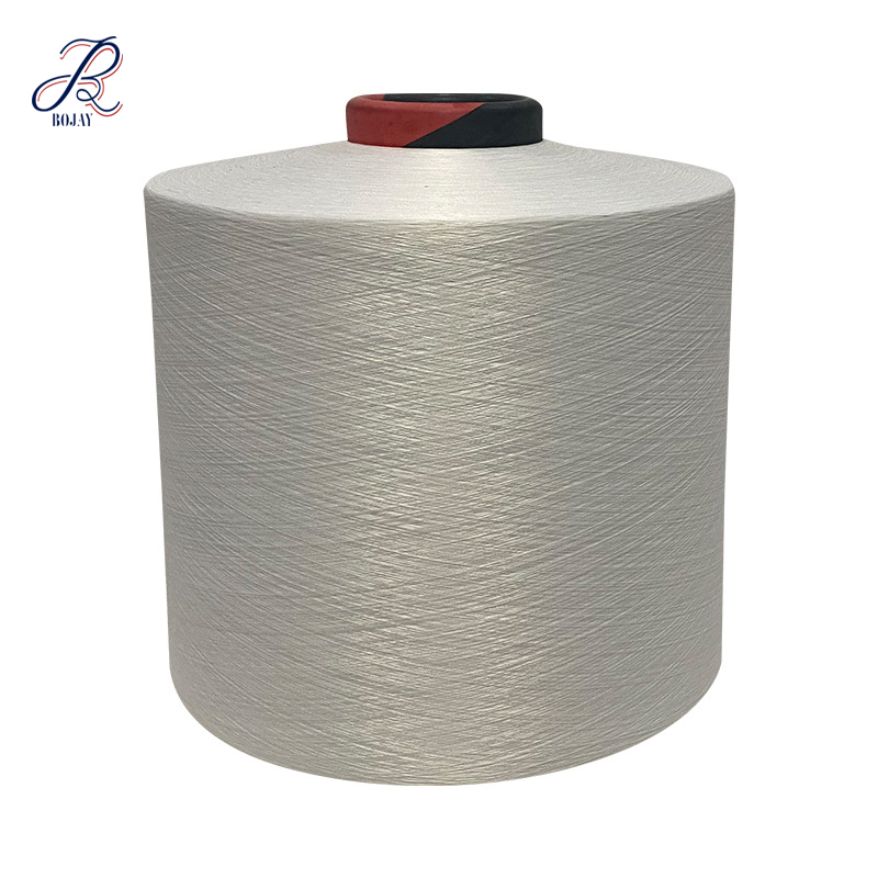 Bojay Classic Yarn 75D/36F Factory Wholesale and Retail AA Grade NIM SD White 100% Polyester DTY Yarn