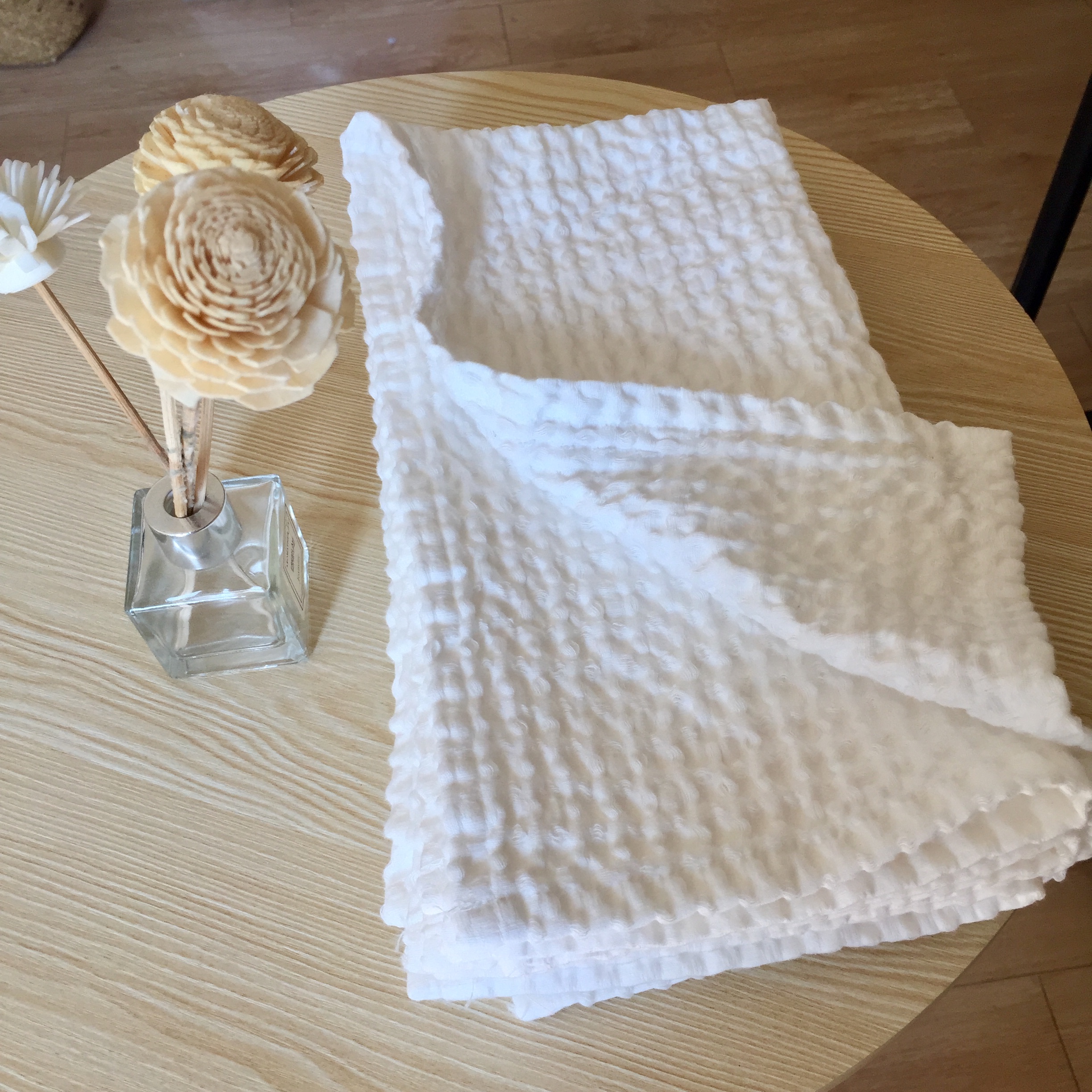 100% Cotton Cleaning Kitchen Tea Towel Linen Dish Tea Towel Dinner Waffle Tea Towel