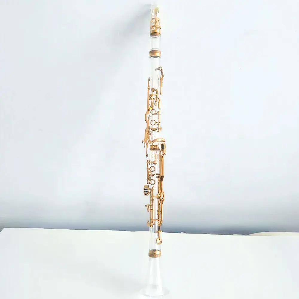 crystal clarinet 18 keys G gold-plated clarinet