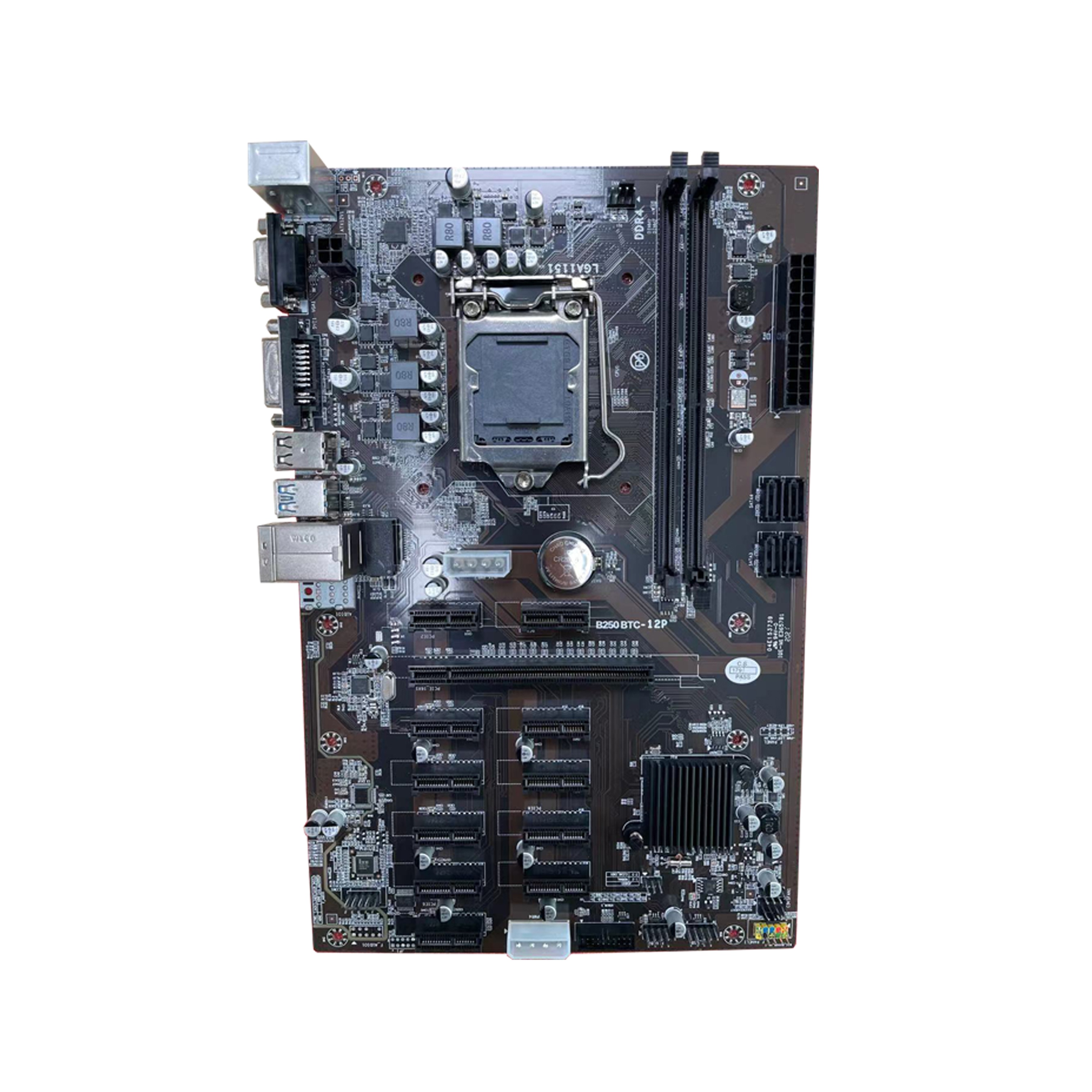 GPU материнская плата B250 BTC-12P 12X GPU Слоты материнская плата b250 материнская плата