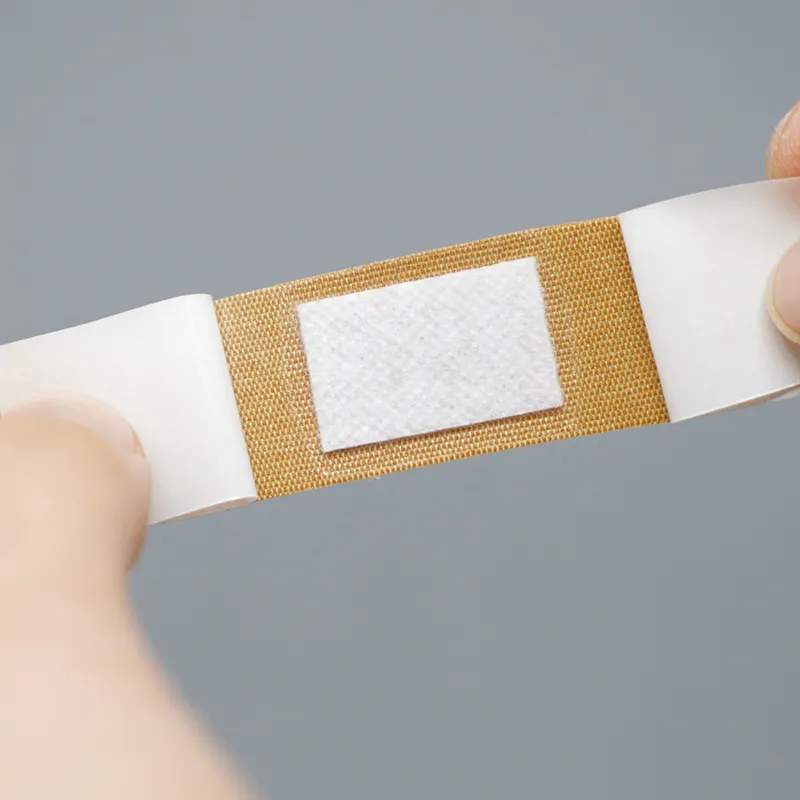 first aid Adhesive Bandage Self Wound Strip Plaster elastic Fabric Self-adhesive skin tone band aid