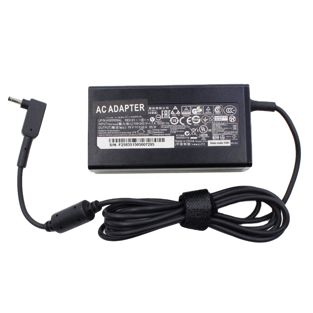 Блок питания для ноутбука Acer A065R094L 19V 3.42A новый оригинальный адаптер переменного тока питания для ноутбука с черная или белая заглушка для разъема питания ноутбука зарядного устройства