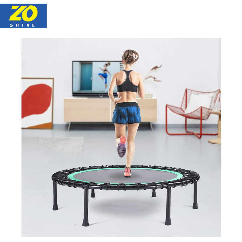 Zoshine Round Foldable Bounce Jump Spring Dirt Soft Edge Cheap Web Trampoline Bed For Sale
