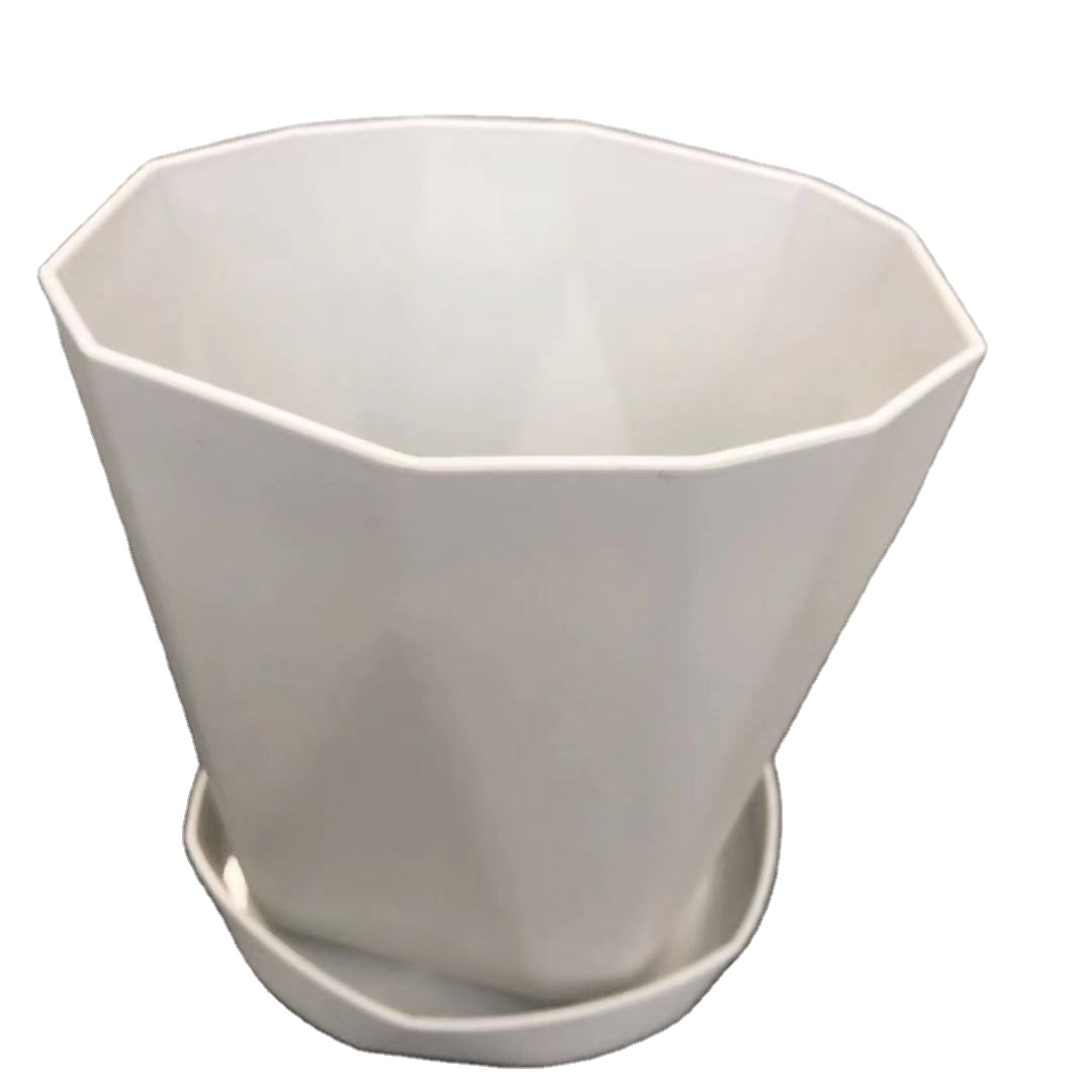 Plant Flower Seedlings Nursery Pot with Drainage Holes and Saucers
